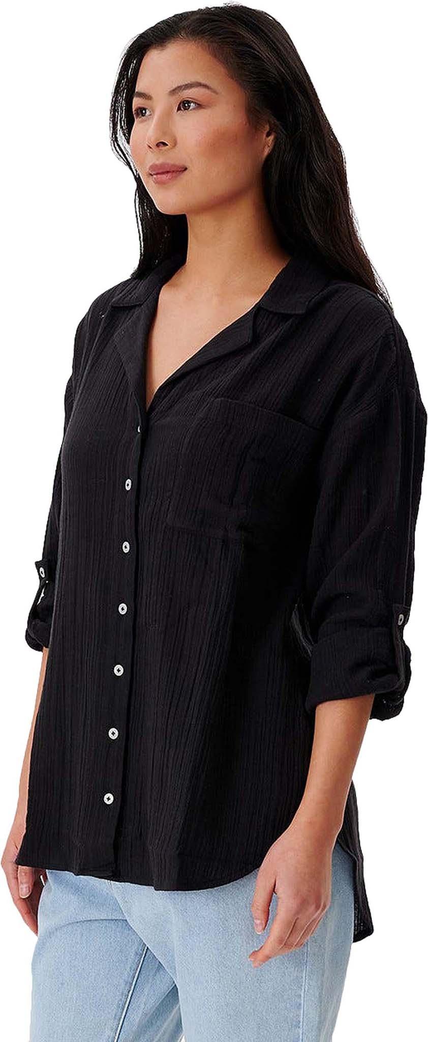 Product gallery image number 4 for product Premium Surf Long Sleeve Button Up Shirt - Women's