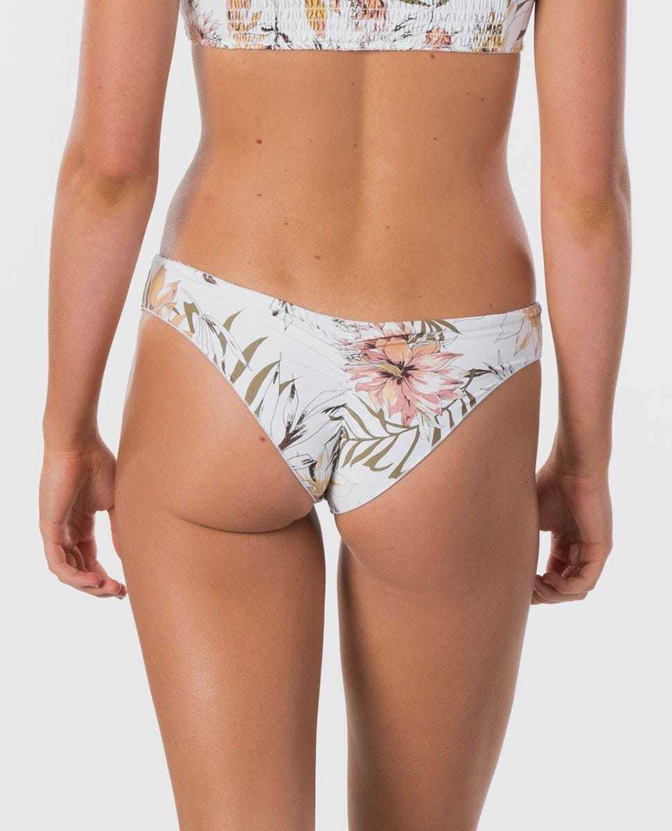 Numéro de l'image de la galerie de produits 3 pour le produit Bas de bikini Playa Blanca Ruched Cheeky Hipster - Femme