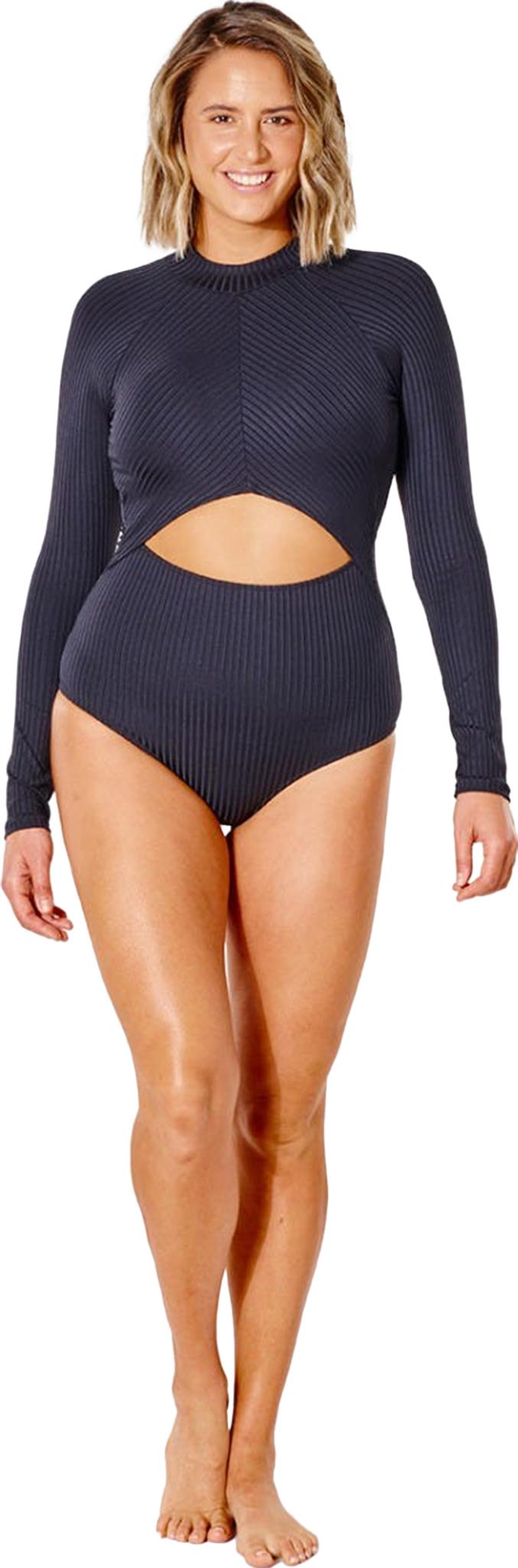 Product gallery image number 6 for product Premium Surf Good Coverage Long Sleeve One Piece Swimsuit - Women's
