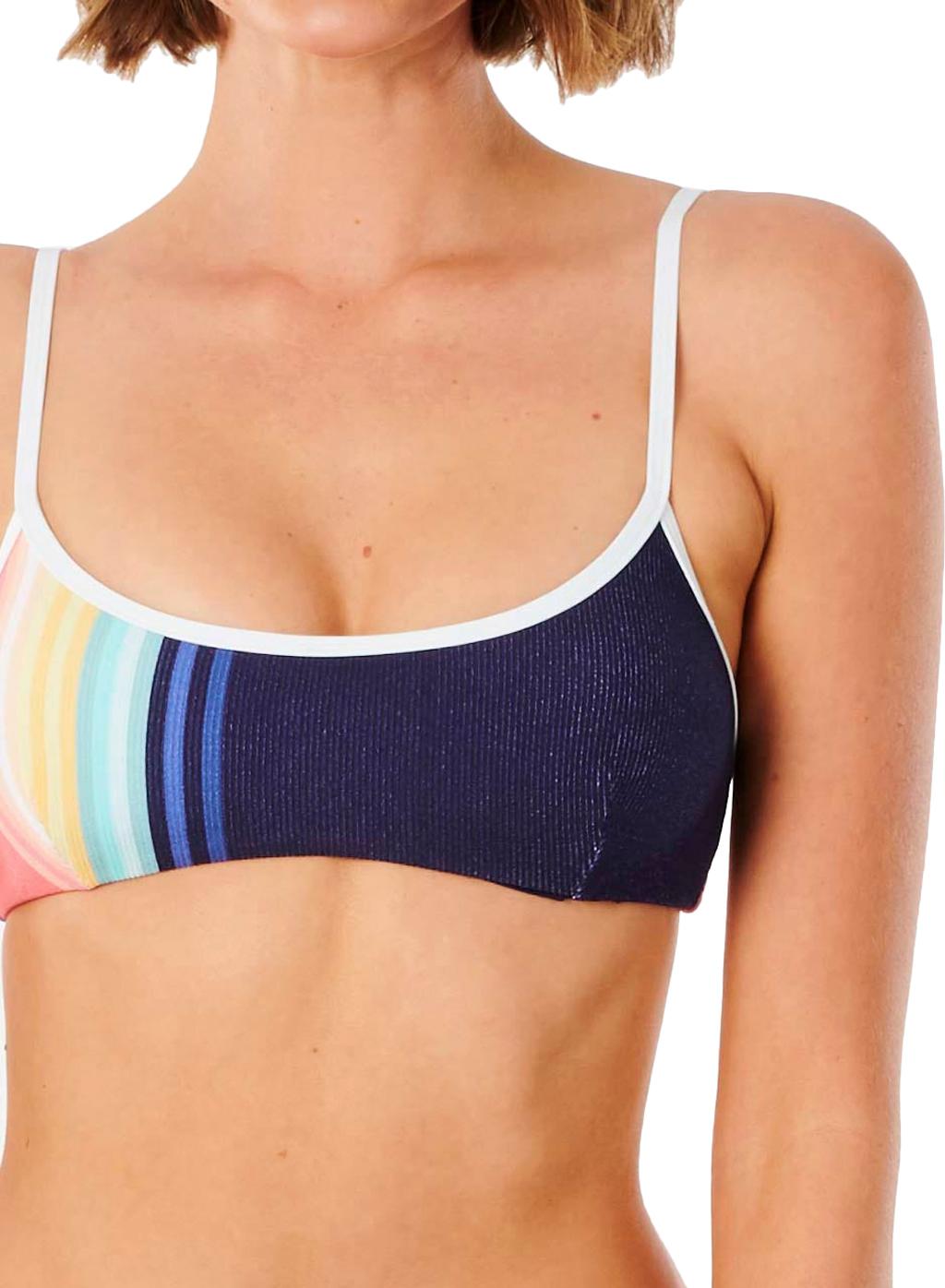 Numéro de l'image de la galerie de produits 3 pour le produit Haut de bikini court rayé de Sayulita - Femme
