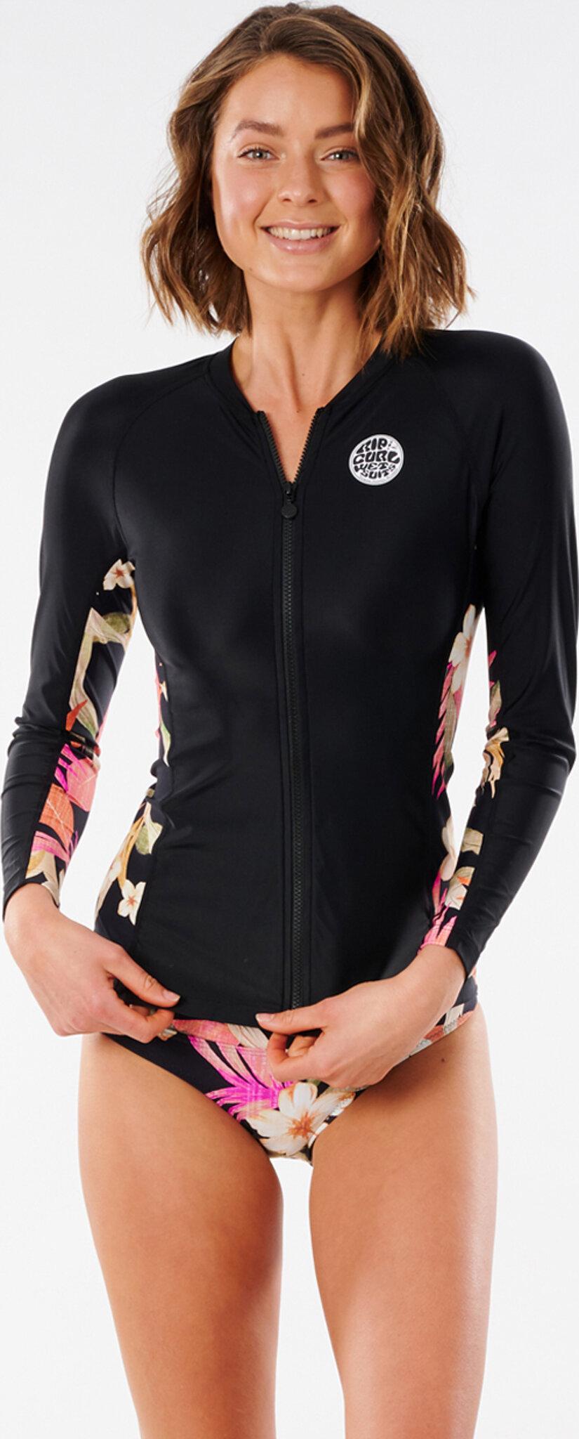 Product gallery image number 3 for product North Shore Zip Through Long Sleeve Rashguard - Women's