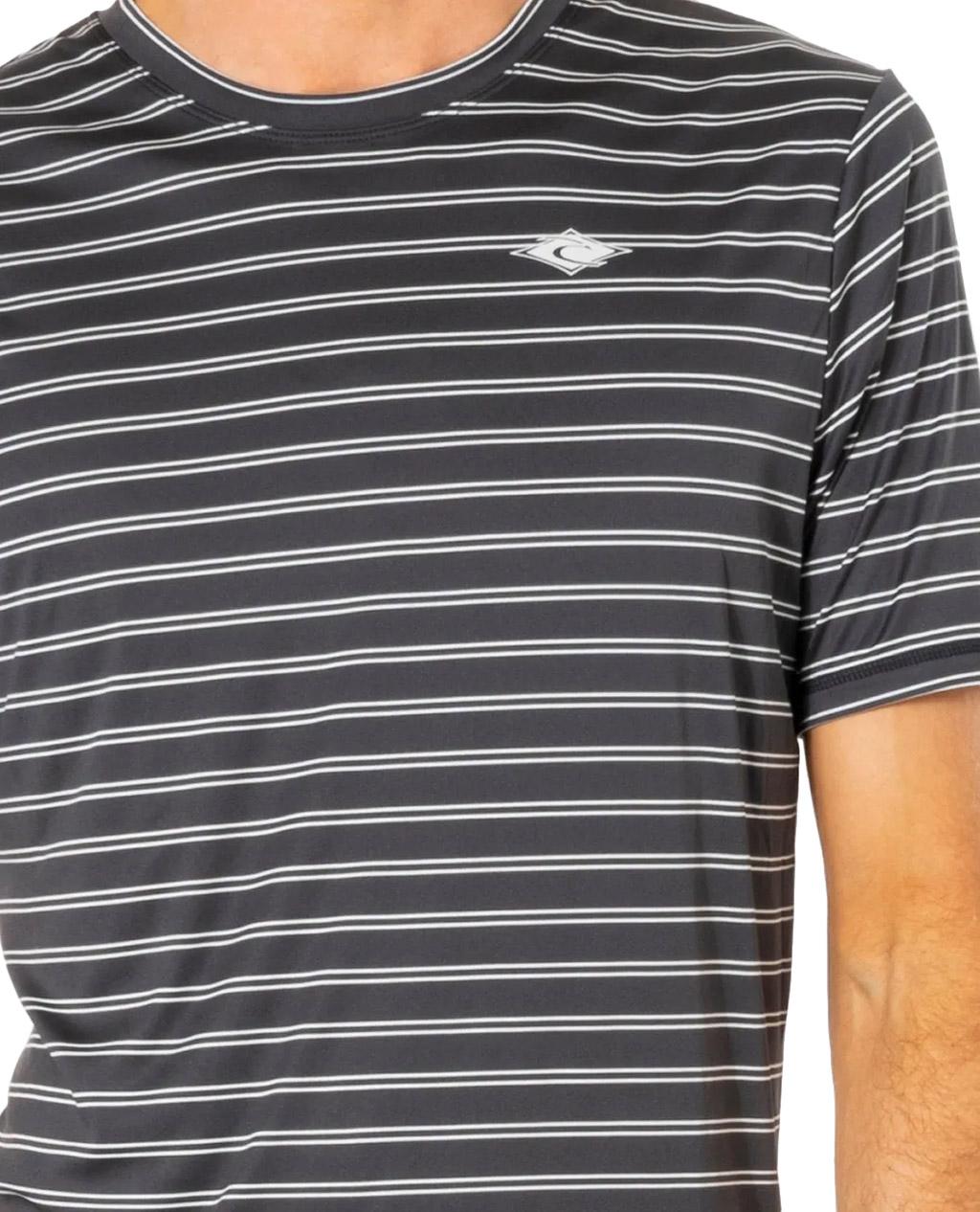 Product gallery image number 3 for product Plain Stripe Short Sleeve Surflite Tee - Men's