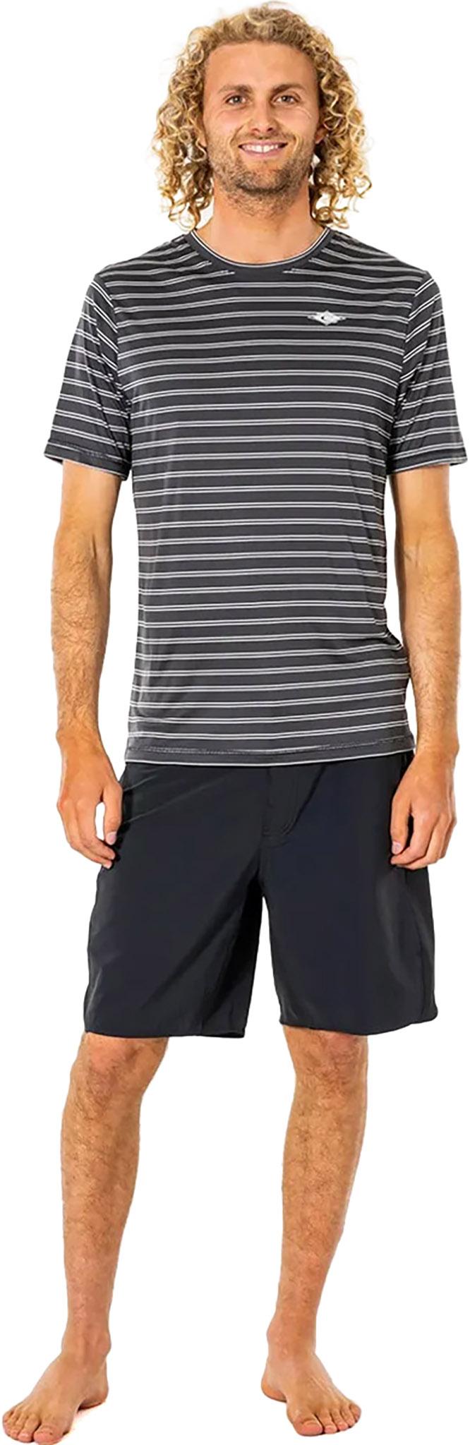 Product gallery image number 5 for product Plain Stripe Short Sleeve Surflite Tee - Men's
