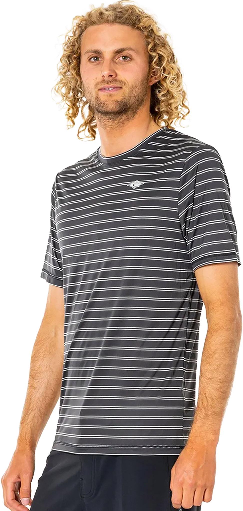 Product gallery image number 1 for product Plain Stripe Short Sleeve Surflite Tee - Men's