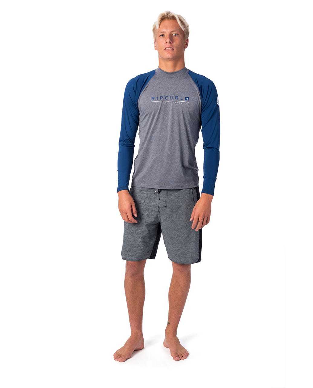 Product gallery image number 3 for product Shockwave Relaxed Long Sleeve UV Tee Rash Vest - Men's