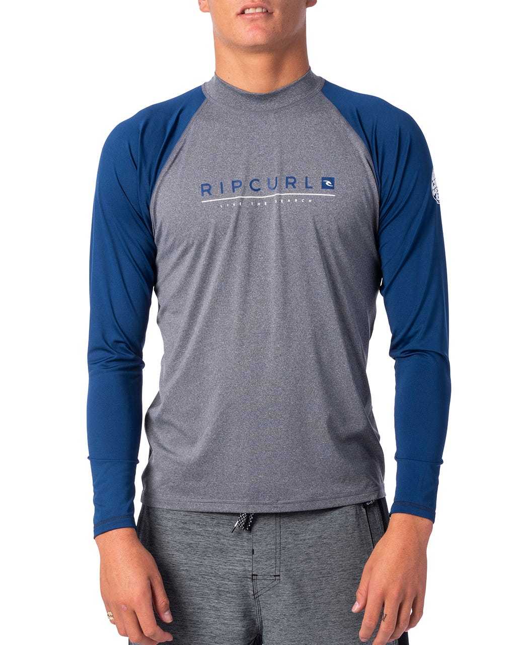 Product gallery image number 1 for product Shockwave Relaxed Long Sleeve UV Tee Rash Vest - Men's