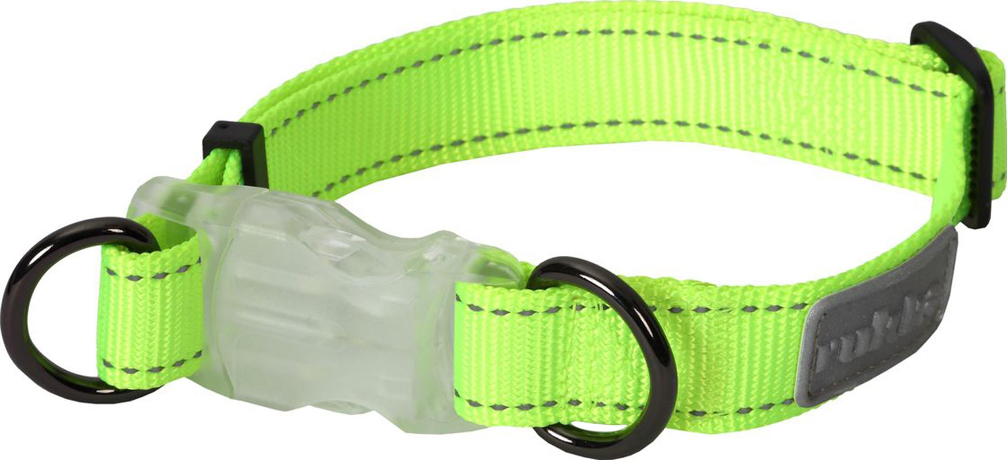 Product image for Neon Light Dog Collar - Medium