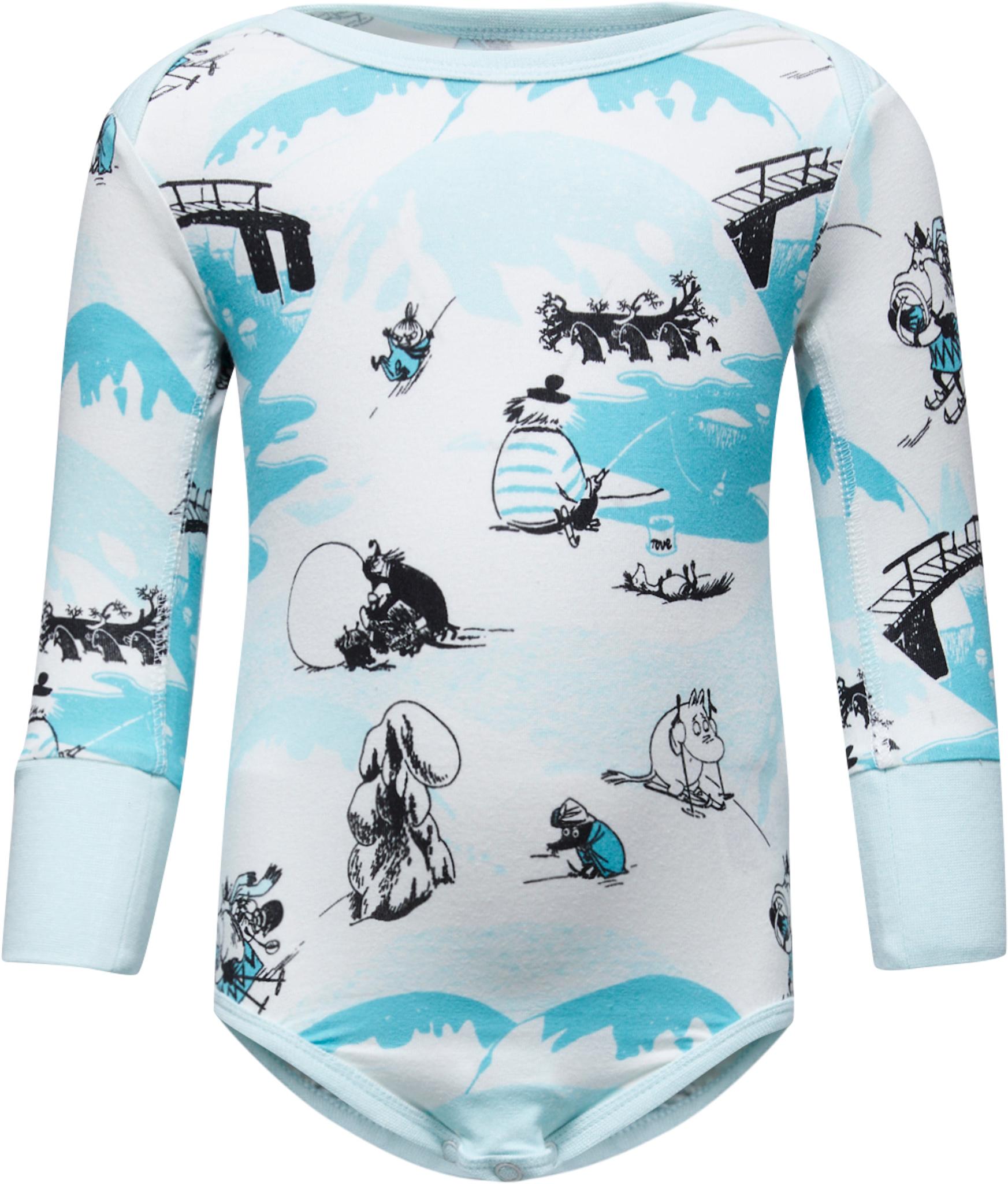 Product gallery image number 1 for product Moomin Snyggast Cotton Bodysuit - Baby