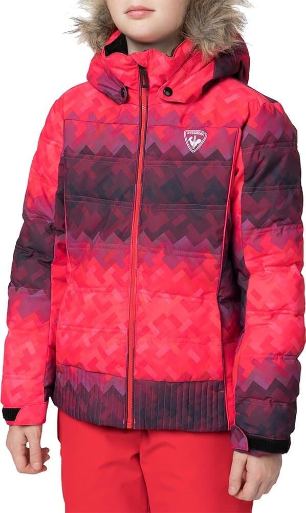 Product gallery image number 2 for product Bb Polydown Print Jacket - Girls