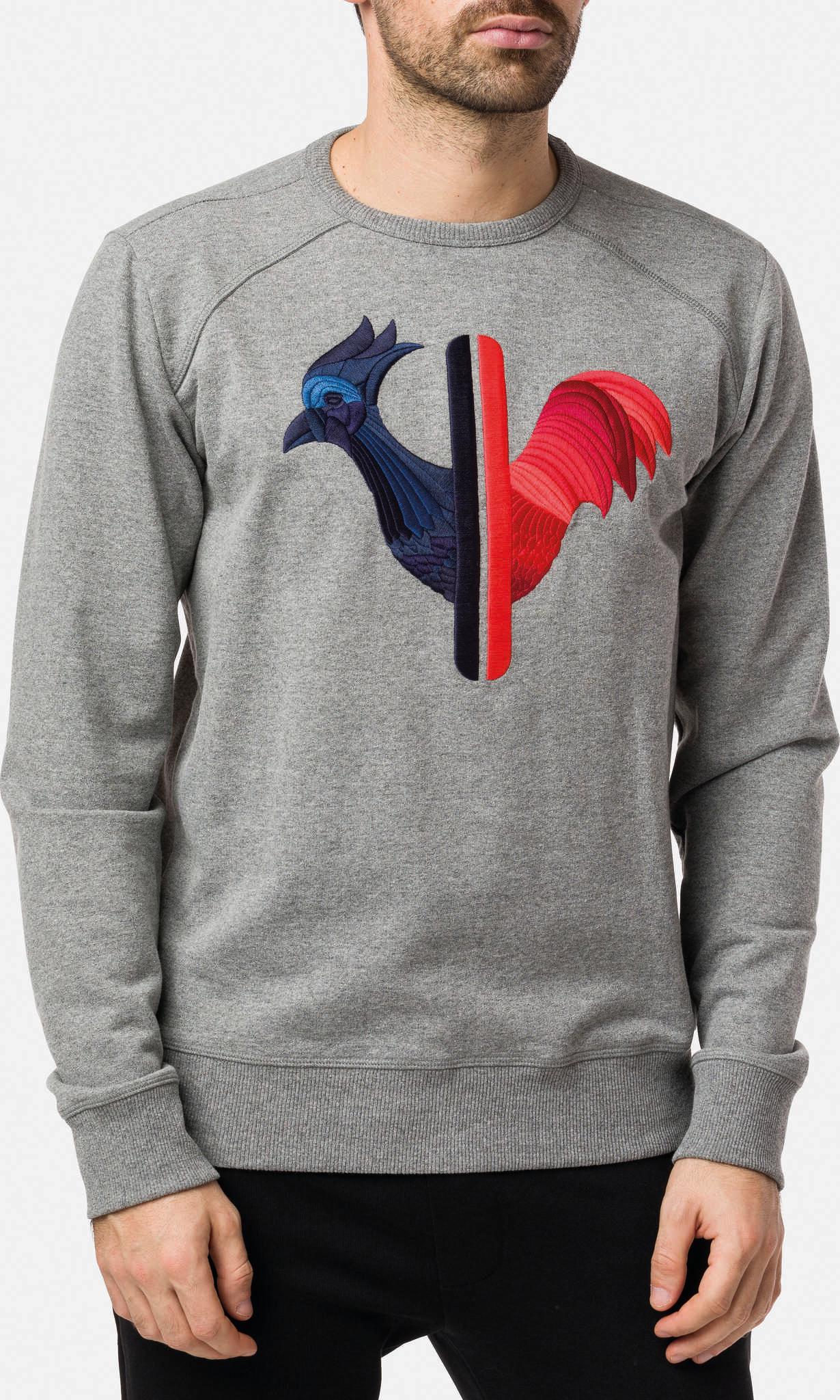 Product gallery image number 3 for product Rooster Embroidered Sweatshirt - Men's