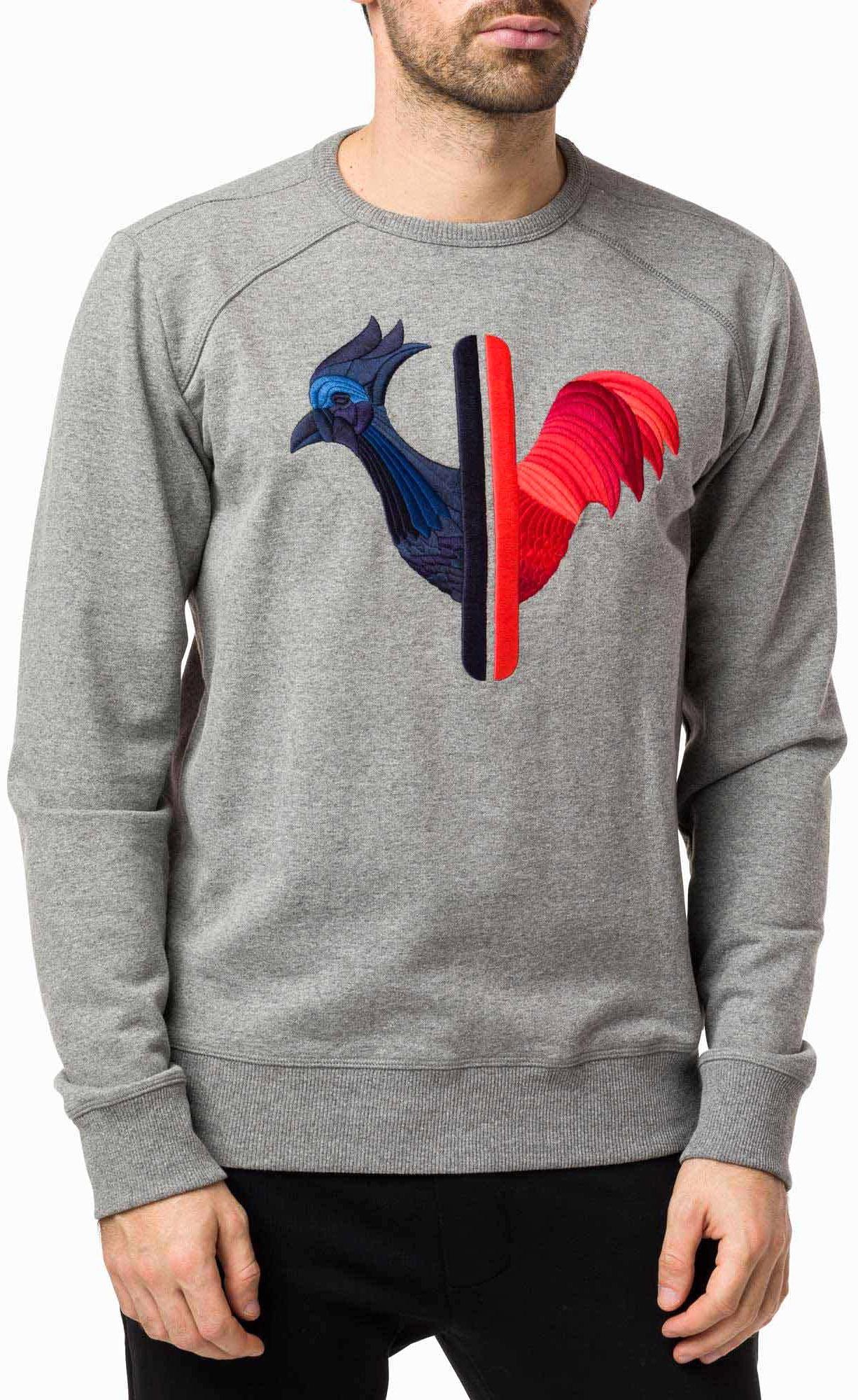 Product gallery image number 1 for product Rooster Embroidered Sweatshirt - Men's
