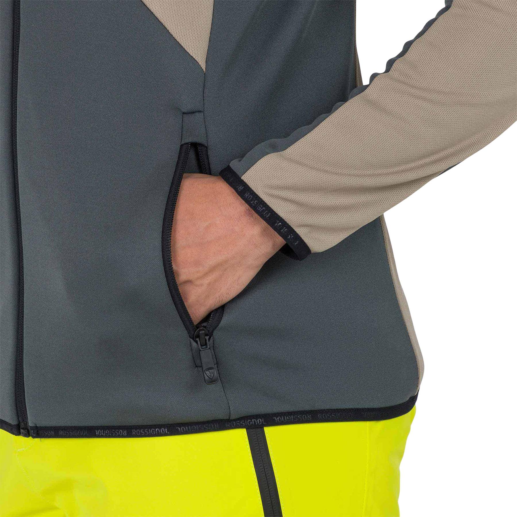 Numéro de l'image de la galerie de produits 3 pour le produit Manteau intermédiaire en molleton à glissière pleine longueur Diretta - Homme