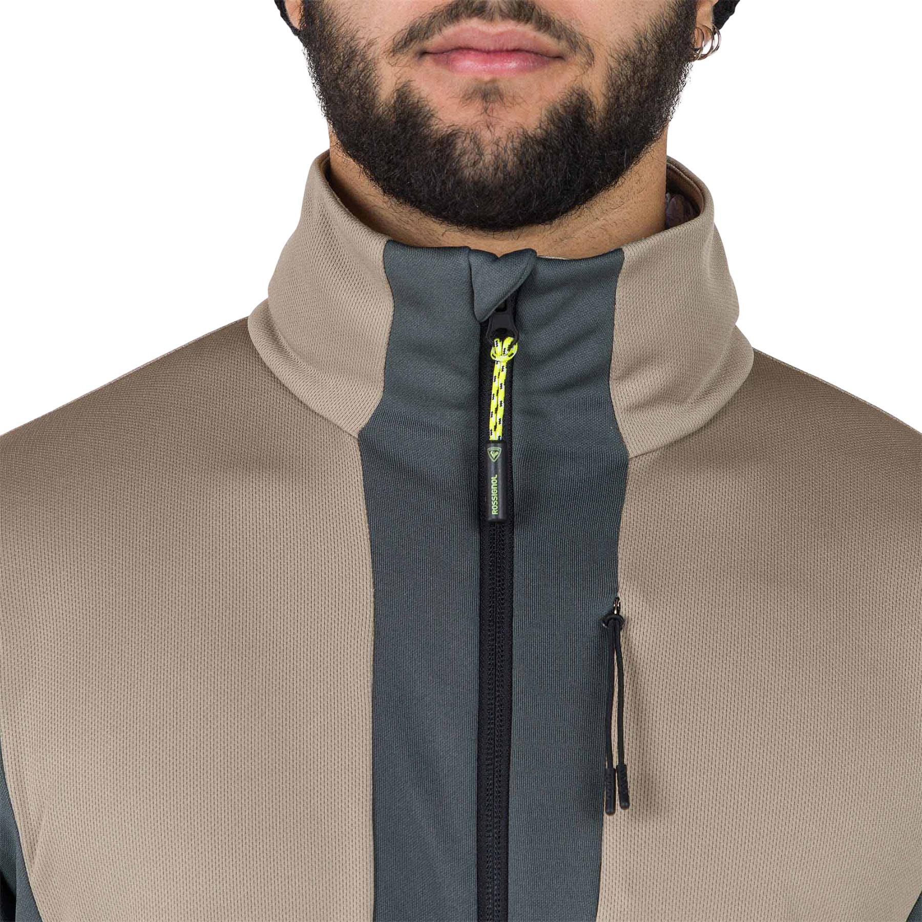 Numéro de l'image de la galerie de produits 5 pour le produit Manteau intermédiaire en molleton à glissière pleine longueur Diretta - Homme