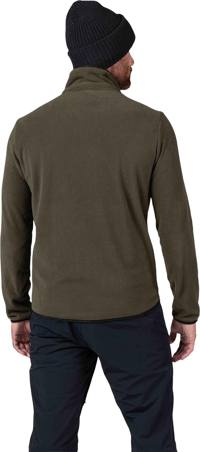 Product gallery image number 2 for product Manteau en molleton à glissière pleine longueur Strawpile - Homme