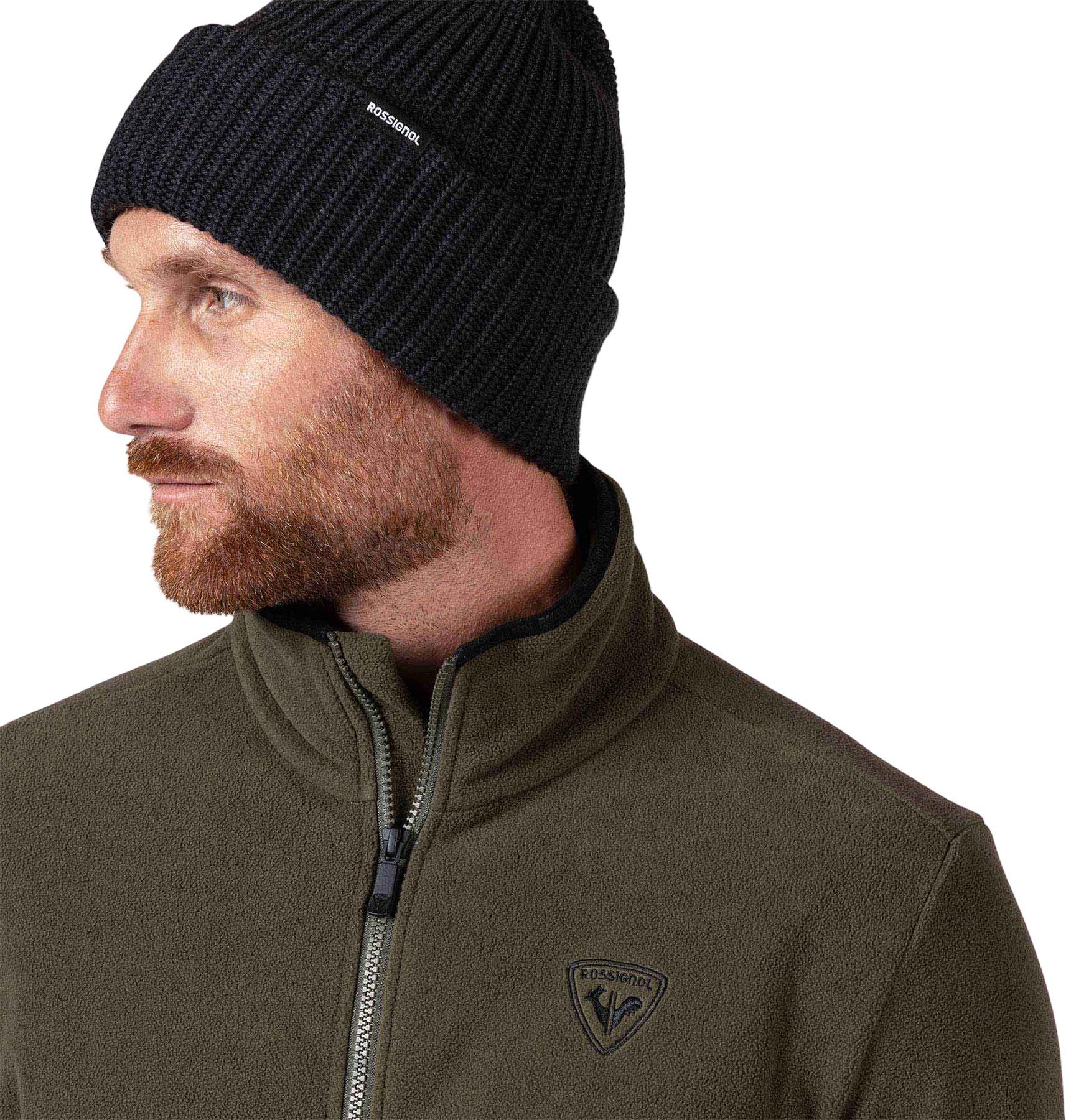 Product gallery image number 3 for product Manteau en molleton à glissière pleine longueur Strawpile - Homme