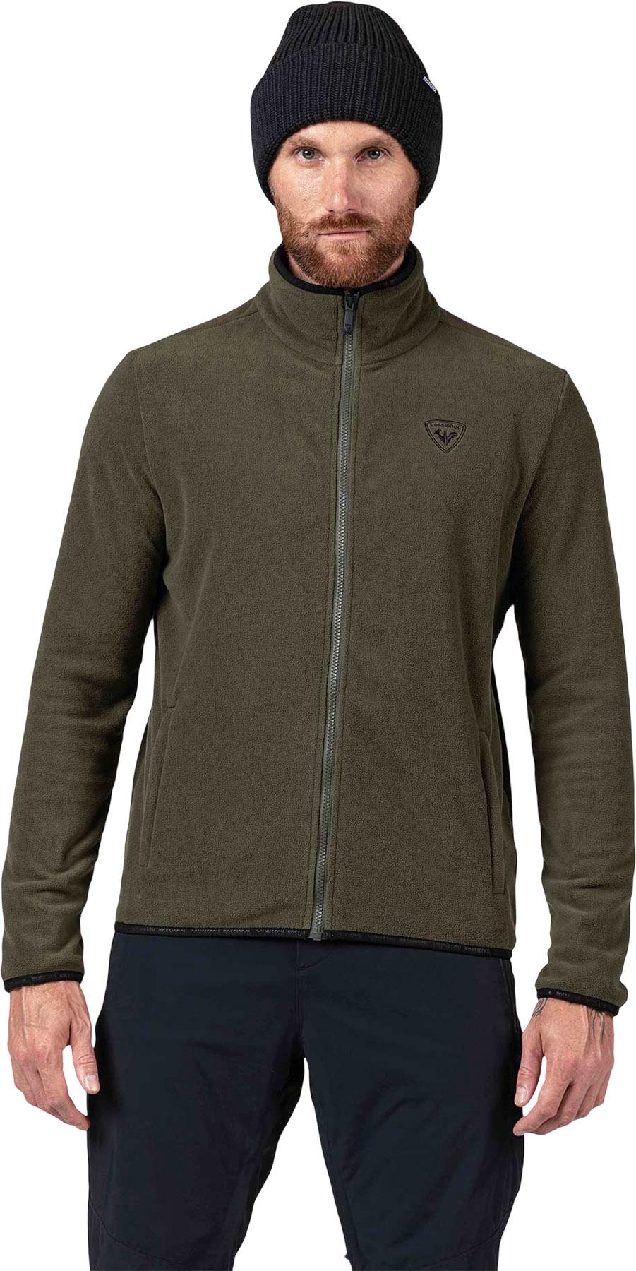 Product gallery image number 4 for product Manteau en molleton à glissière pleine longueur Strawpile - Homme