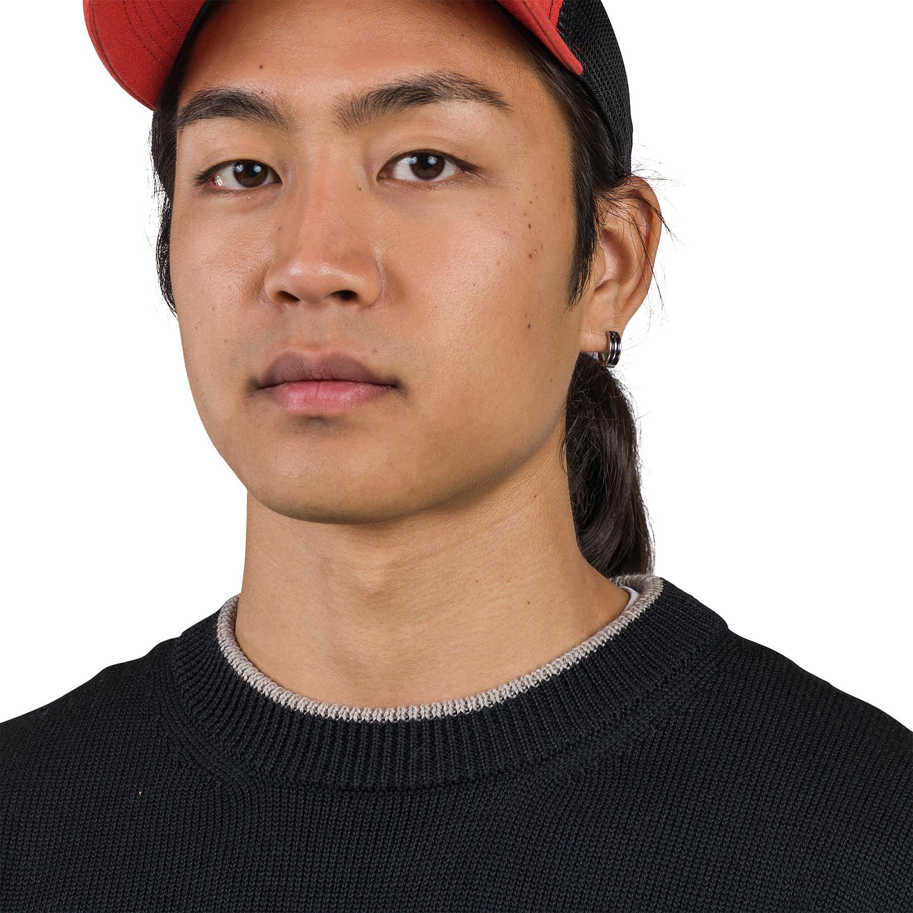 Numéro de l'image de la galerie de produits 6 pour le produit Chandail rayé à col rond en tricot - Homme