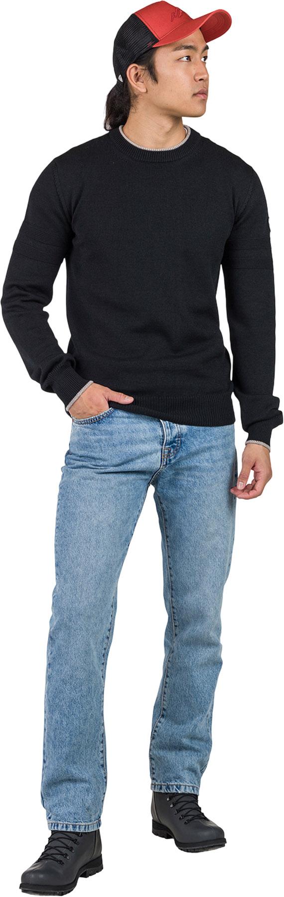 Numéro de l'image de la galerie de produits 8 pour le produit Chandail rayé à col rond en tricot - Homme