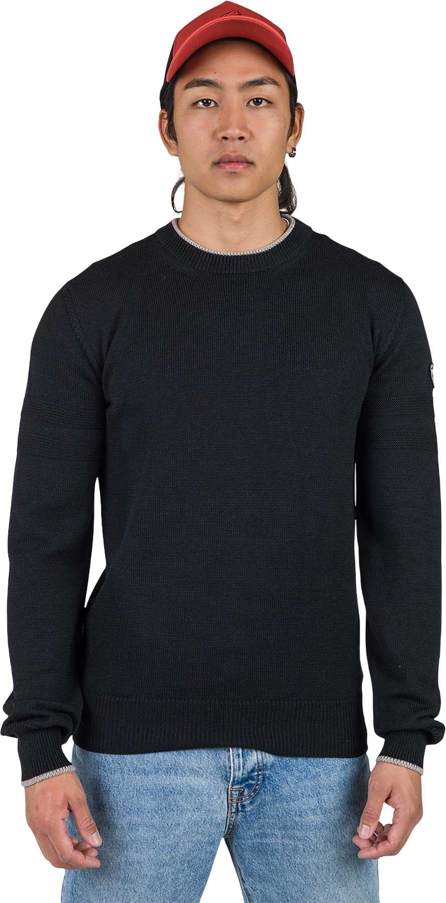 Product image for Stripe Crew Neck Knit Sweater - Men's