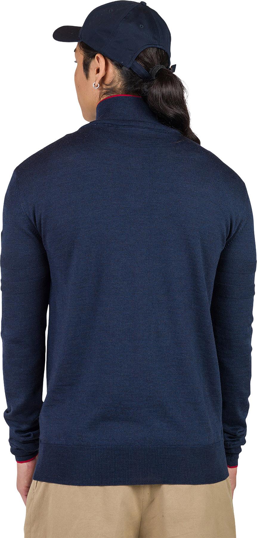 Product gallery image number 2 for product Stripe Half-Zip Knit Sweater - Men's