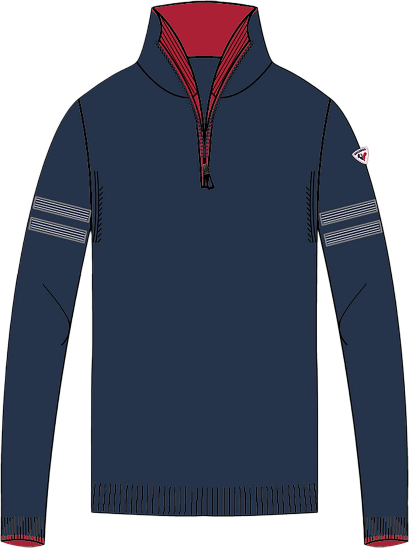Product gallery image number 6 for product Stripe Half-Zip Knit Sweater - Men's
