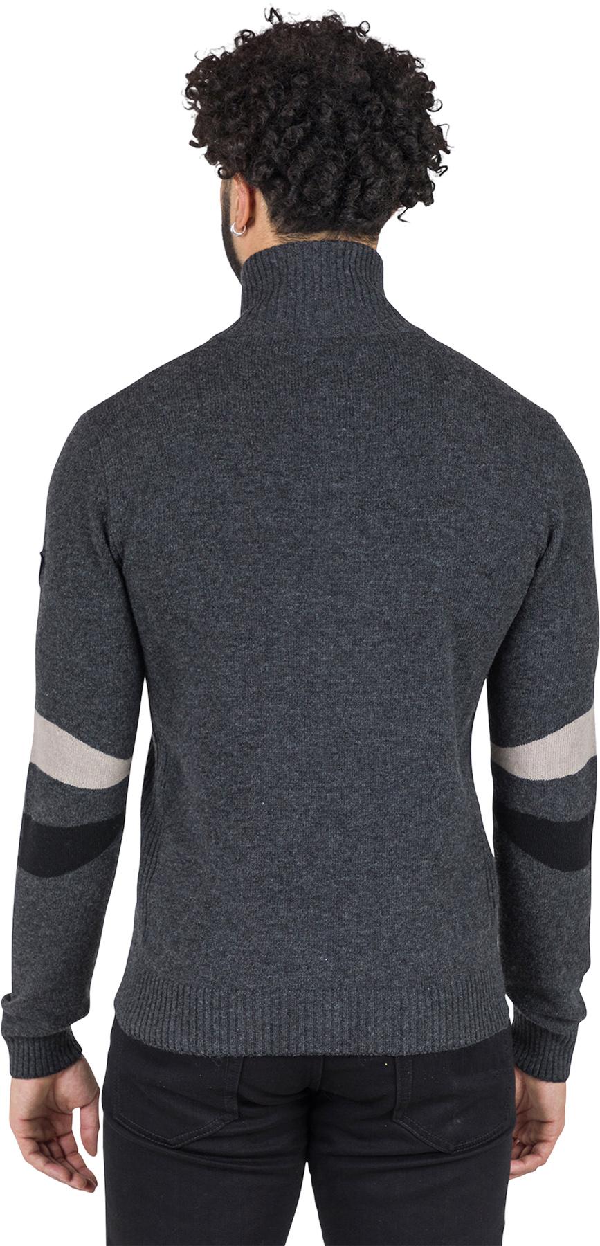Product gallery image number 2 for product Chandail en tricot à demi-glissière Signature - Homme
