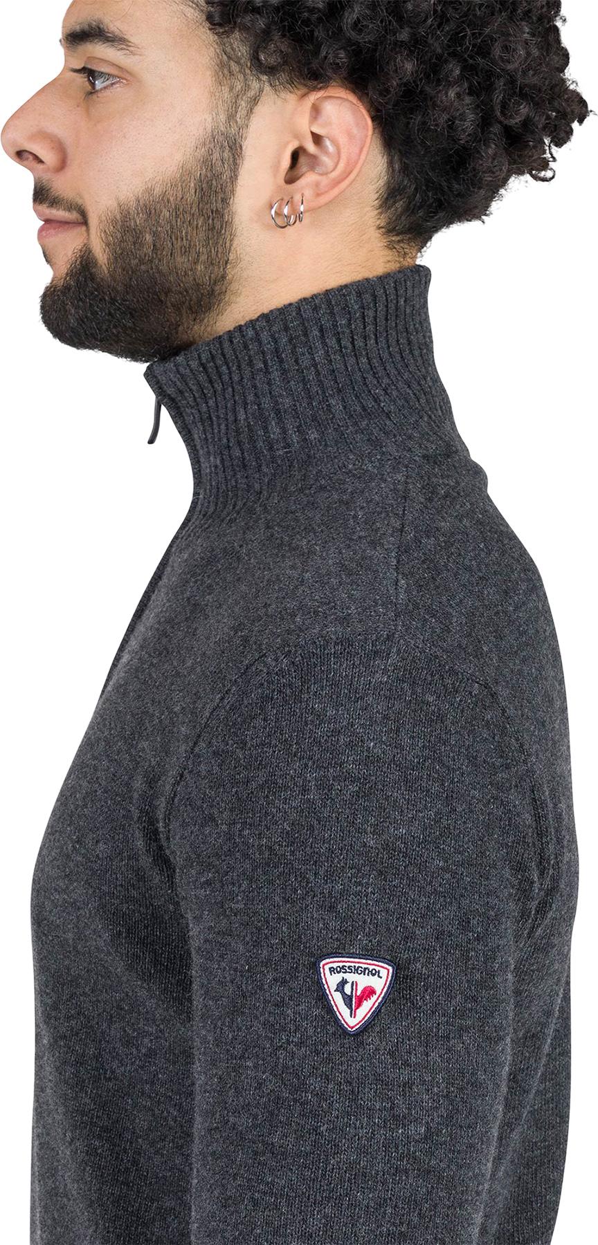 Product gallery image number 4 for product Chandail en tricot à demi-glissière Signature - Homme