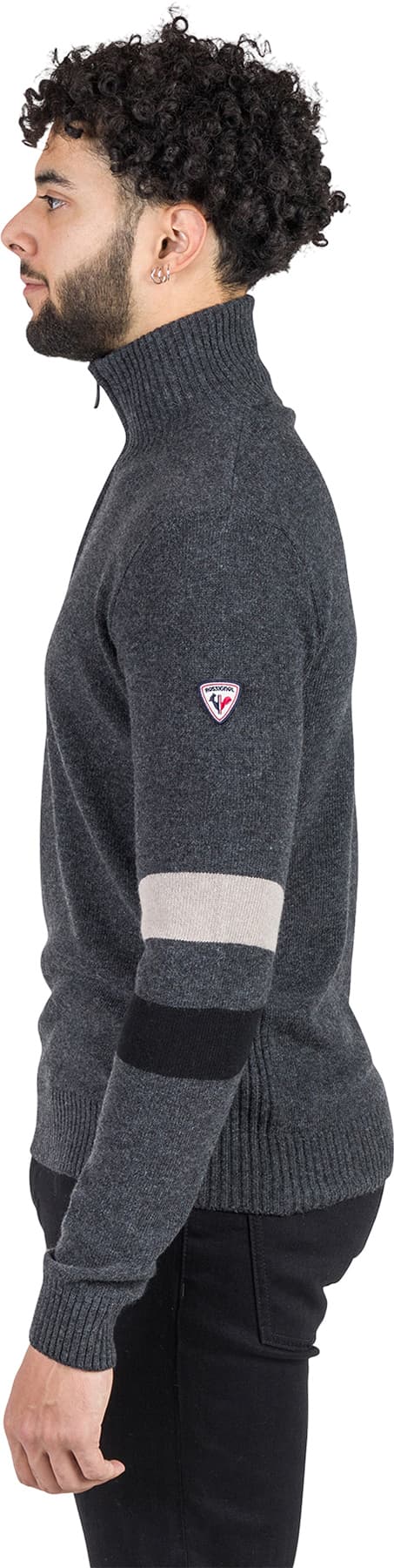 Product gallery image number 5 for product Chandail en tricot à demi-glissière Signature - Homme