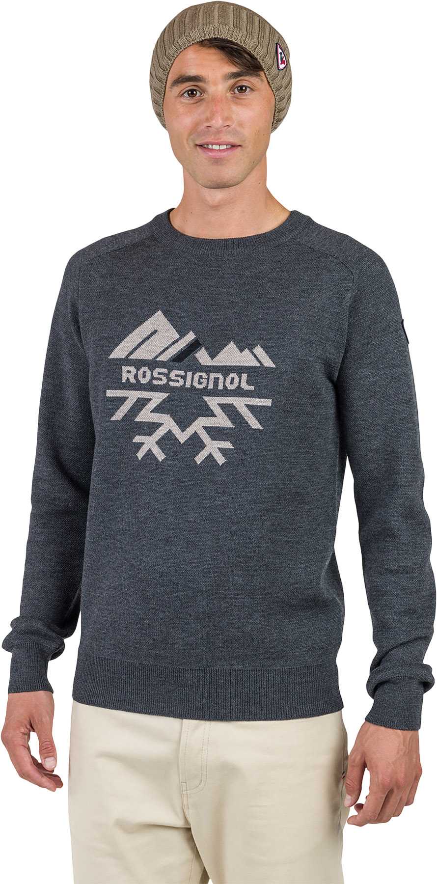 Image de produit pour Chandail à col rond Jacquard - Homme