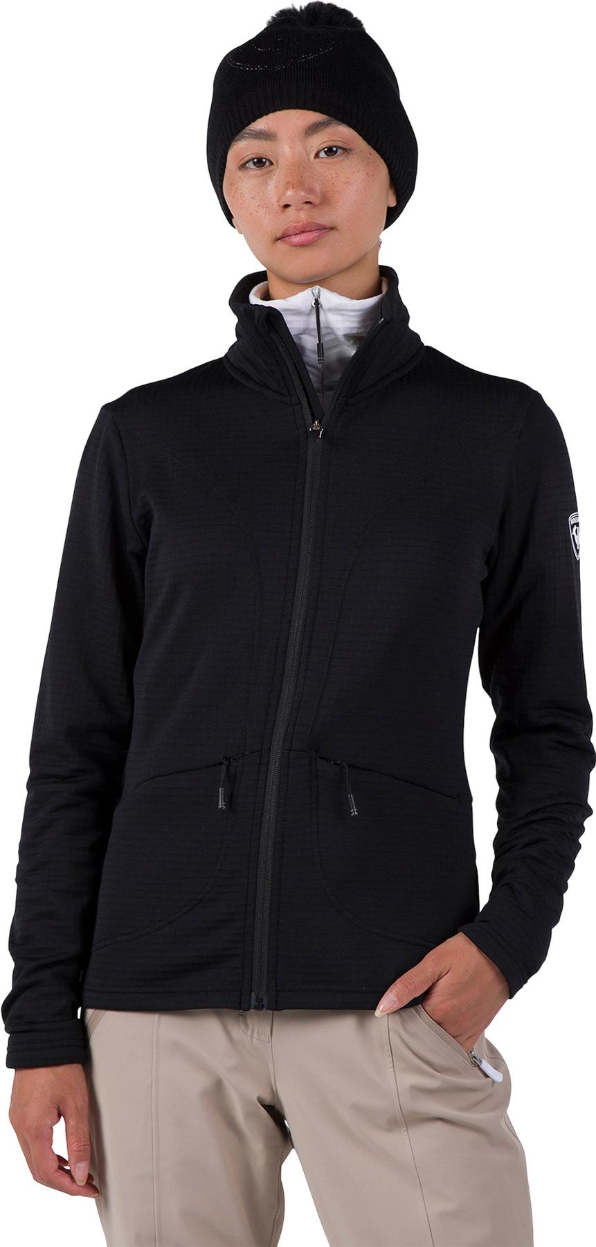 Image de produit pour Manteau en molleton à glissière pleine longueur Blackside - Femme