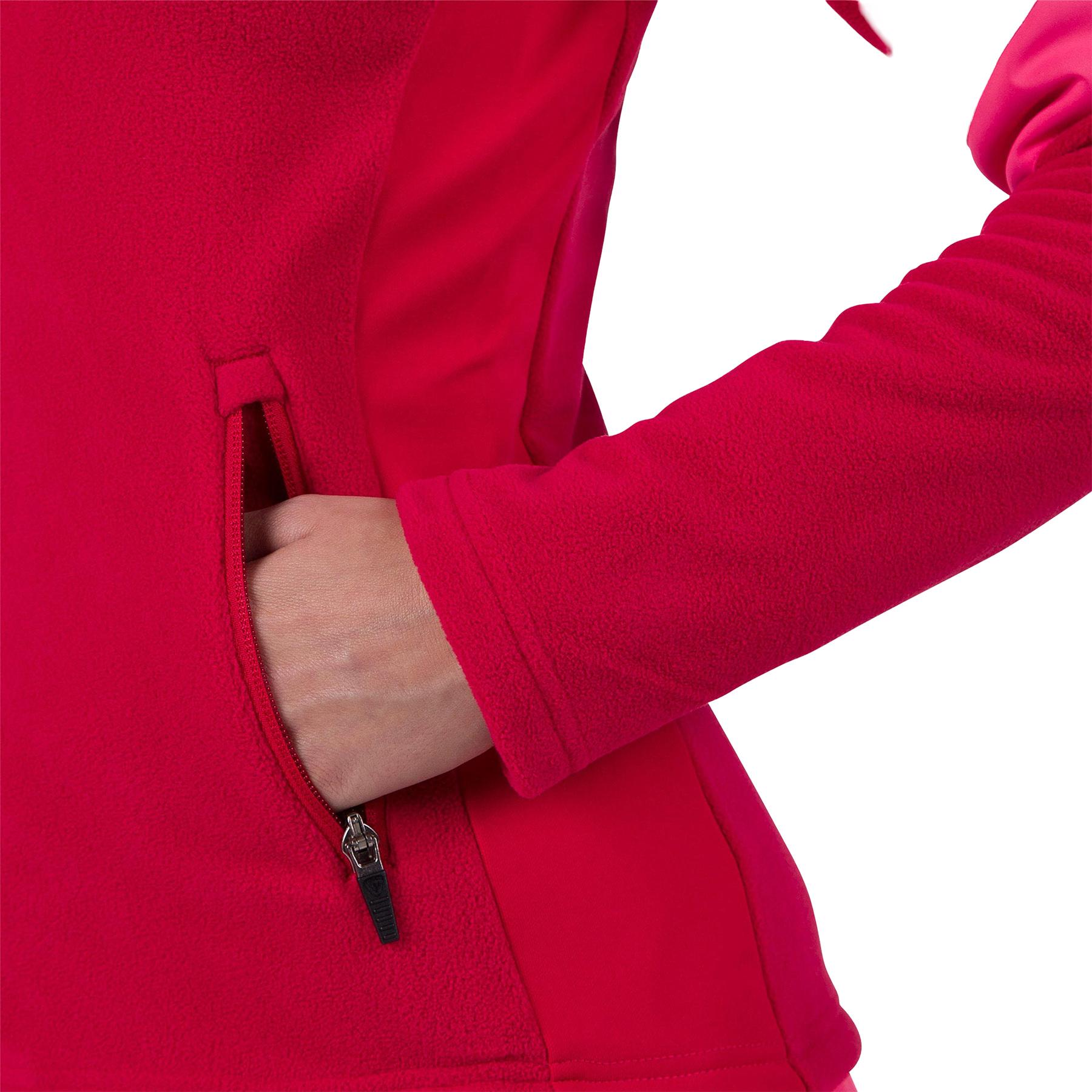 Numéro de l'image de la galerie de produits 3 pour le produit Manteau en molleton à glissière pleine longueur Strawpile - Femme