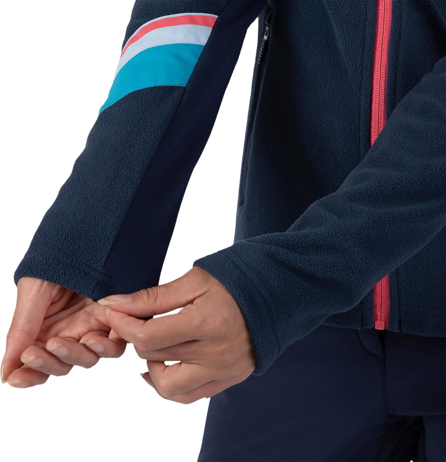 Numéro de l'image de la galerie de produits 2 pour le produit Manteau en molleton à glissière pleine longueur Strawpile - Femme