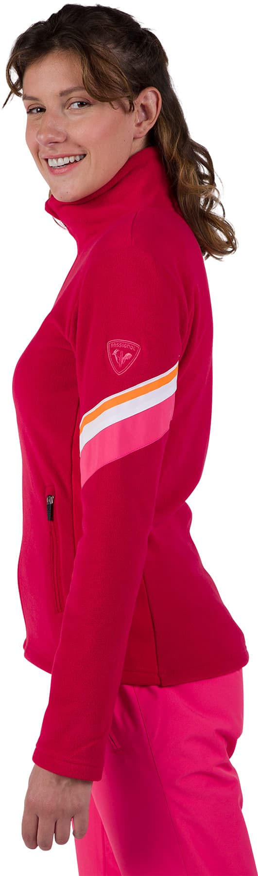Numéro de l'image de la galerie de produits 5 pour le produit Manteau en molleton à glissière pleine longueur Strawpile - Femme