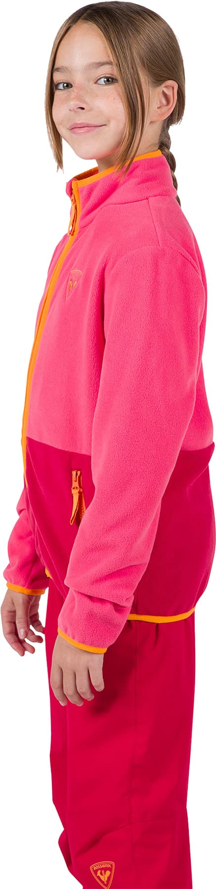 Product gallery image number 5 for product Manteau en molleton à glissière pleine longueur Strawpile - Jeune