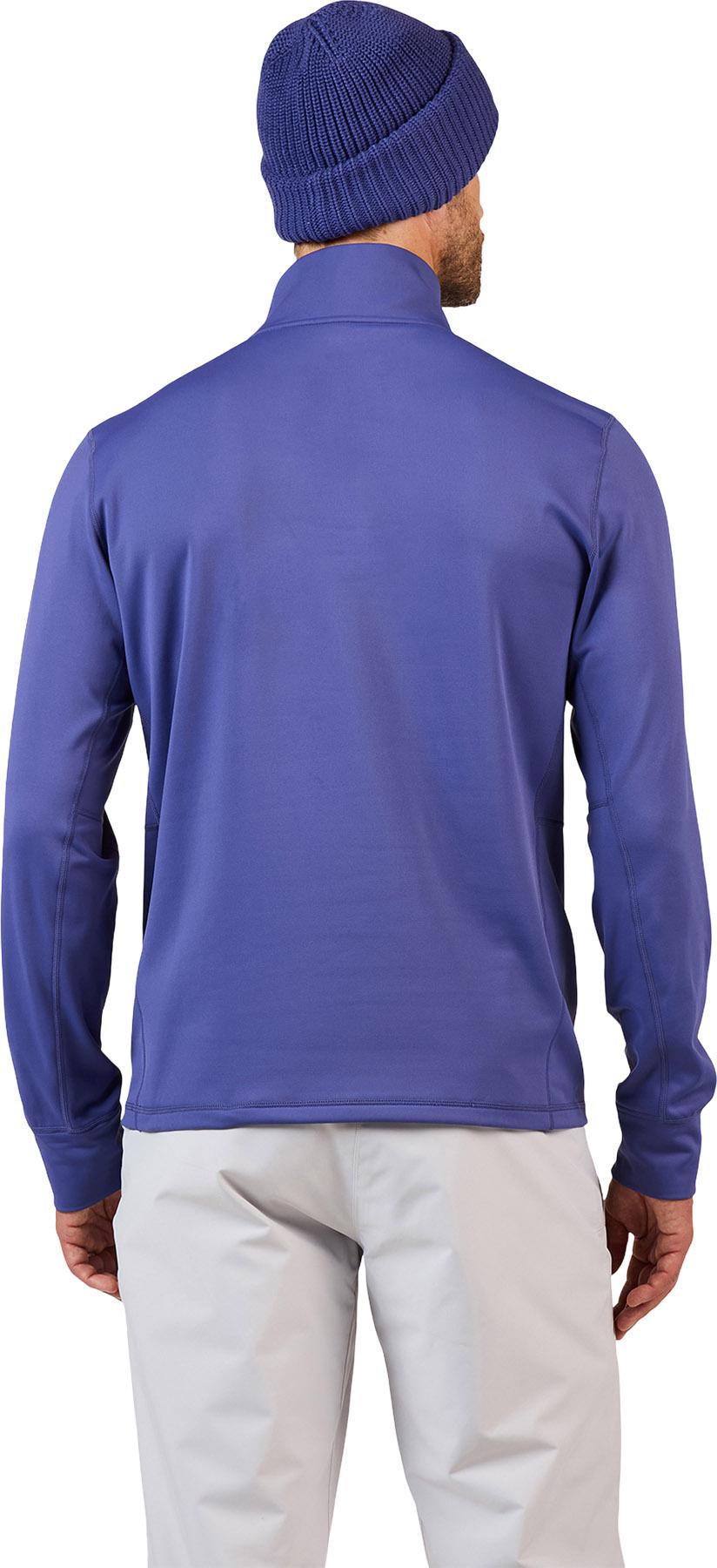 Product gallery image number 2 for product Haut en molleton à demi-glissière extensible couche intermédiaire - Homme