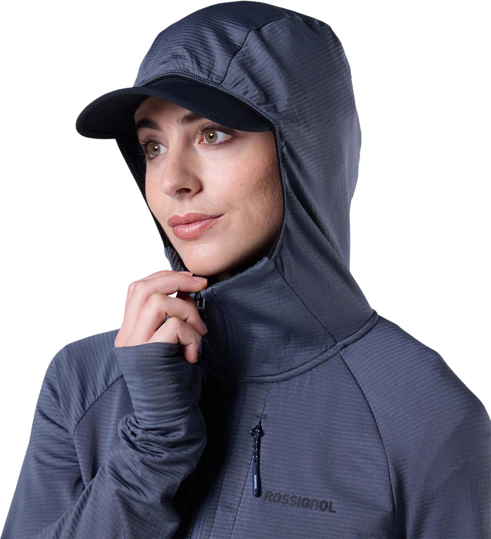 Product gallery image number 6 for product Sweat à Capuche Texturé à Couche intermédiaire - Femme