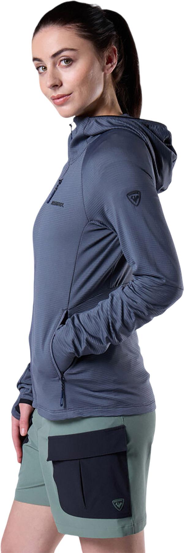 Product gallery image number 7 for product Sweat à Capuche Texturé à Couche intermédiaire - Femme