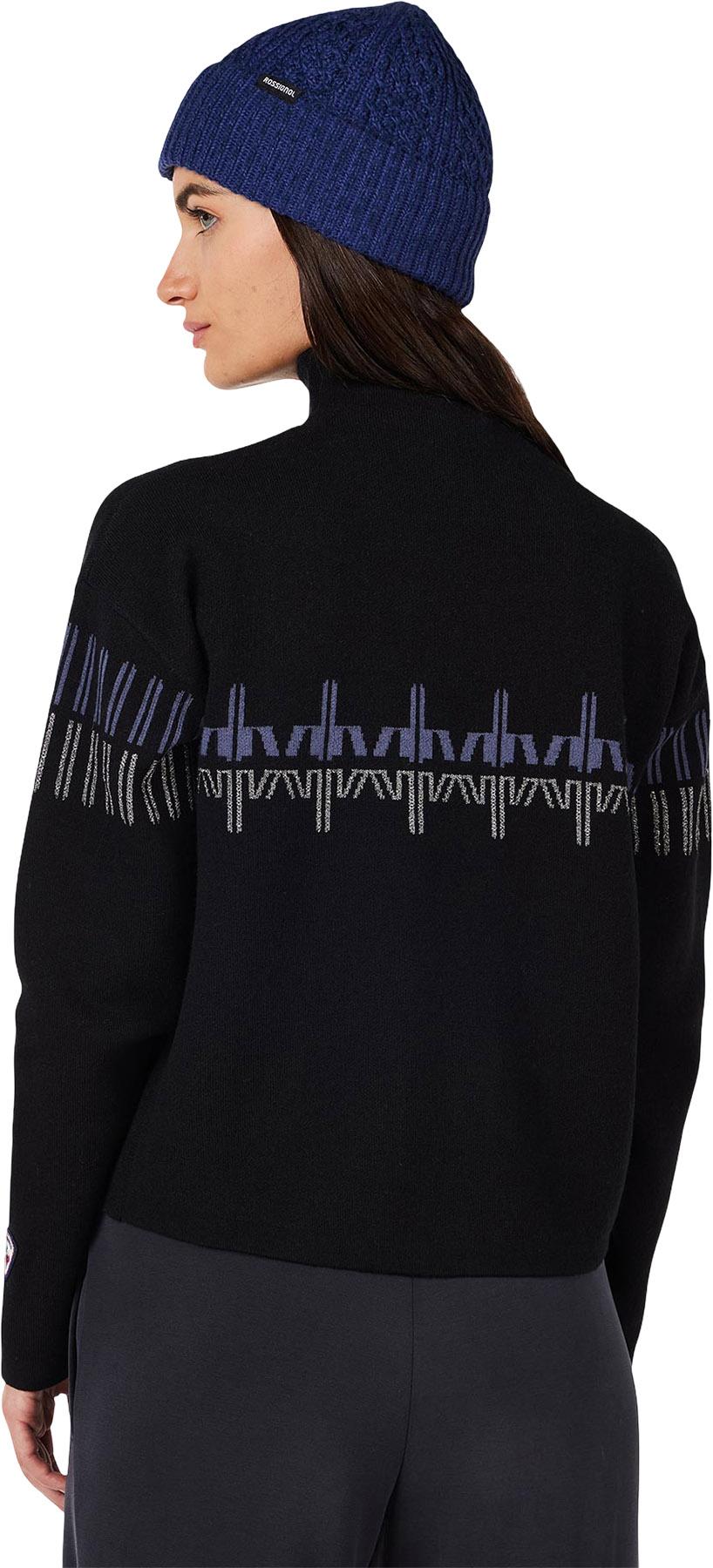 Product gallery image number 2 for product Patterned Turtleneck Sweater - Women's