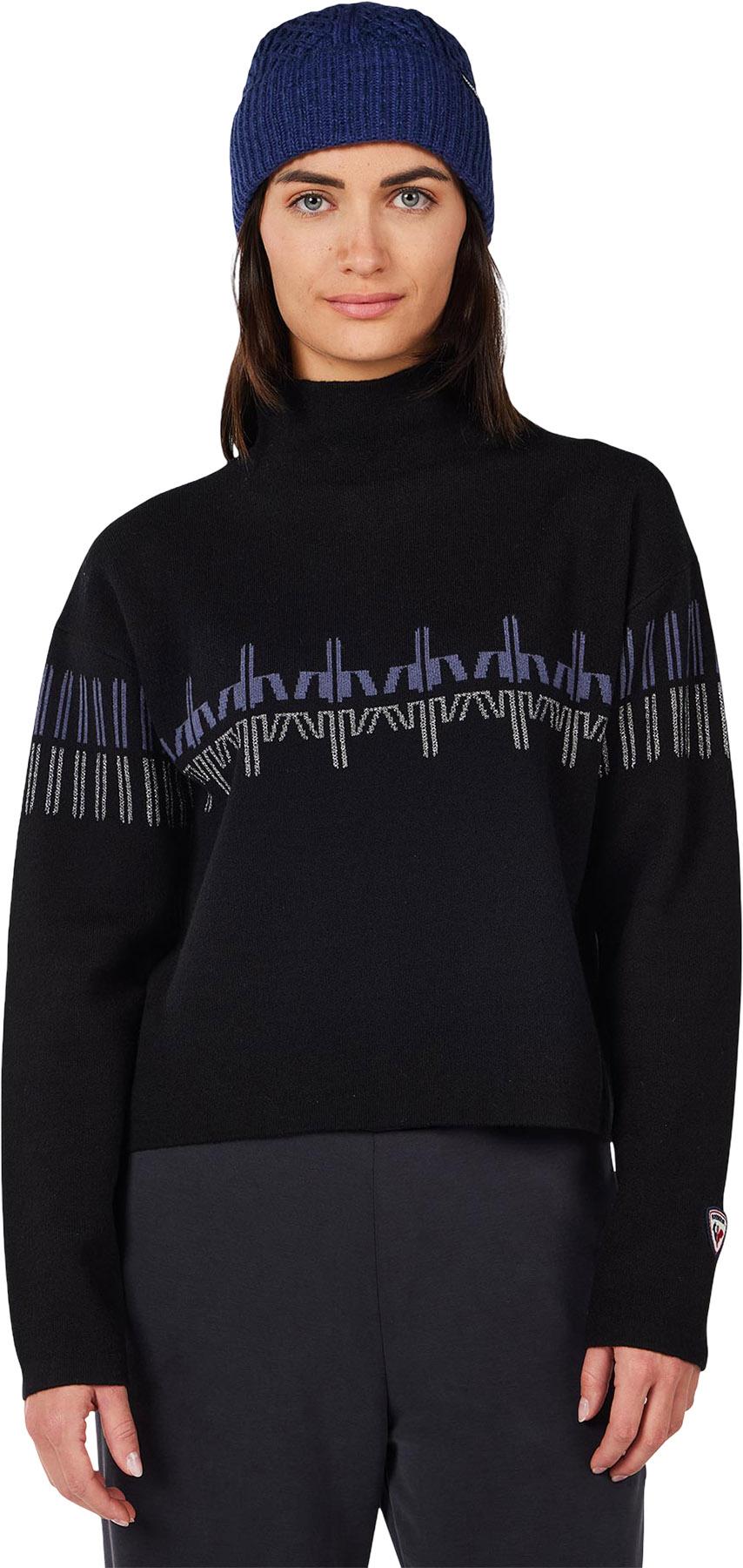 Product gallery image number 5 for product Patterned Turtleneck Sweater - Women's