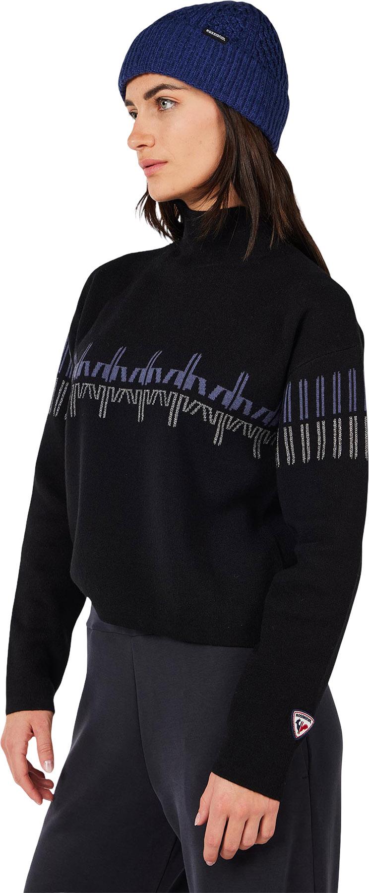 Product gallery image number 6 for product Patterned Turtleneck Sweater - Women's