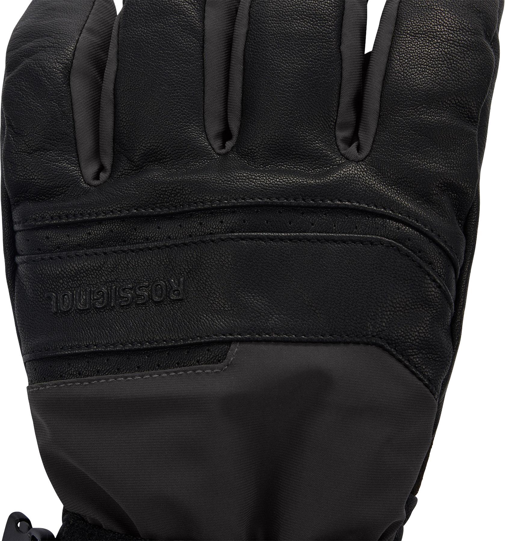 Product gallery image number 3 for product R-Shell Dry Leather Mix Ski Gloves - Men's