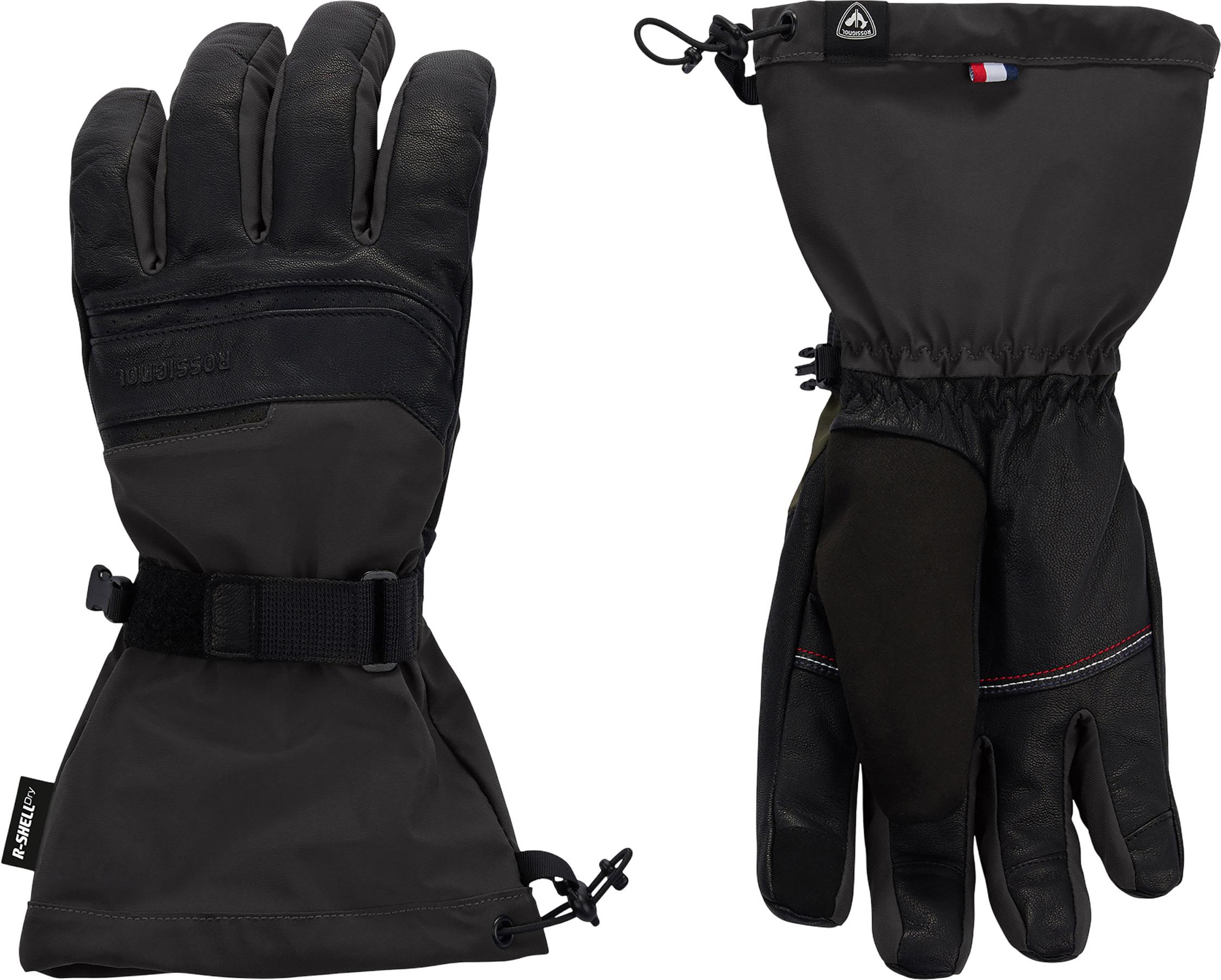 Product image for R-Shell Dry Leather Mix Ski Gloves - Men's