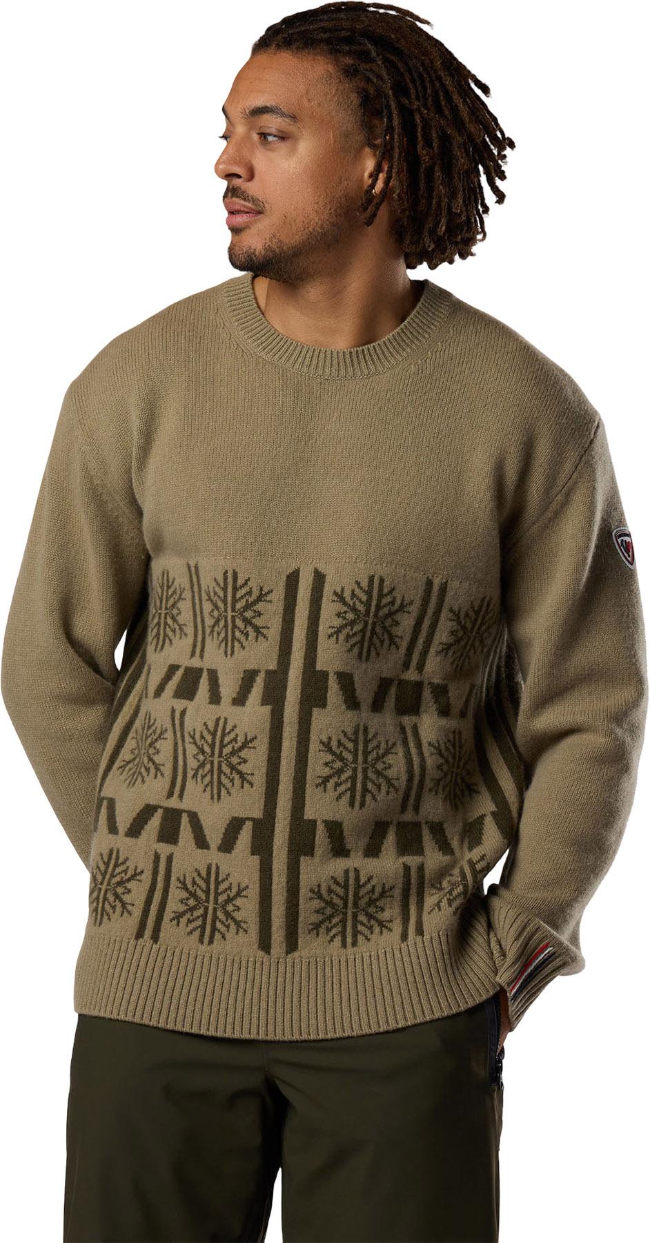 Product gallery image number 2 for product Patterned Crewneck Sweater - Men's
