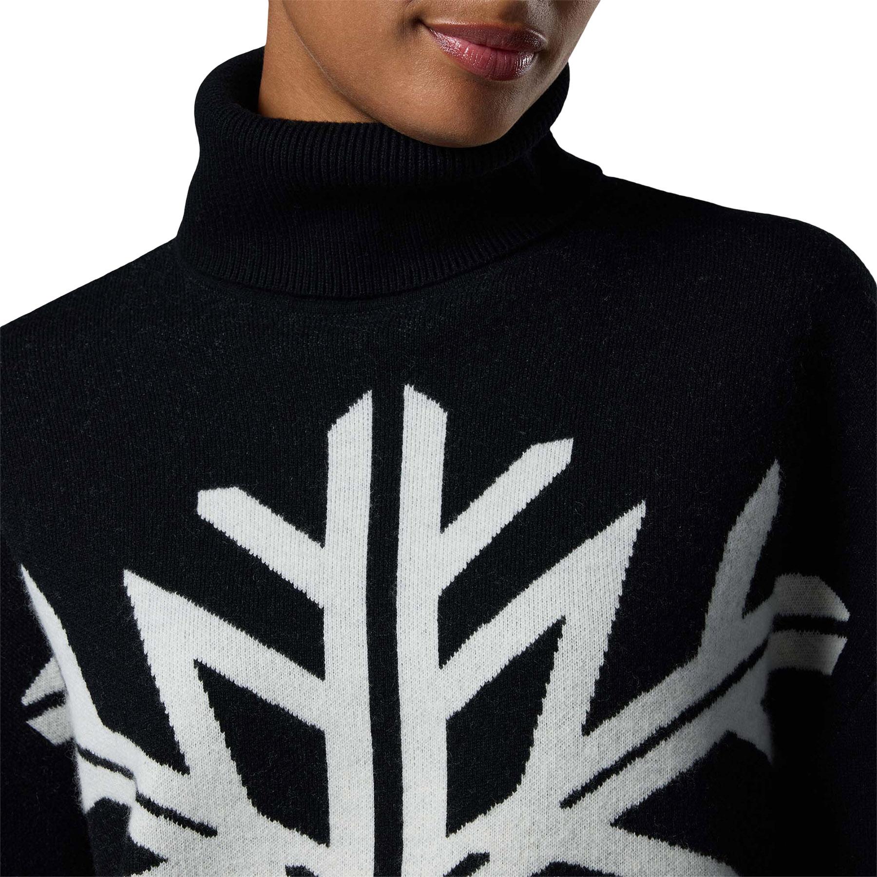 Product gallery image number 3 for product Patterned Turtle Neck Sweater - Women's