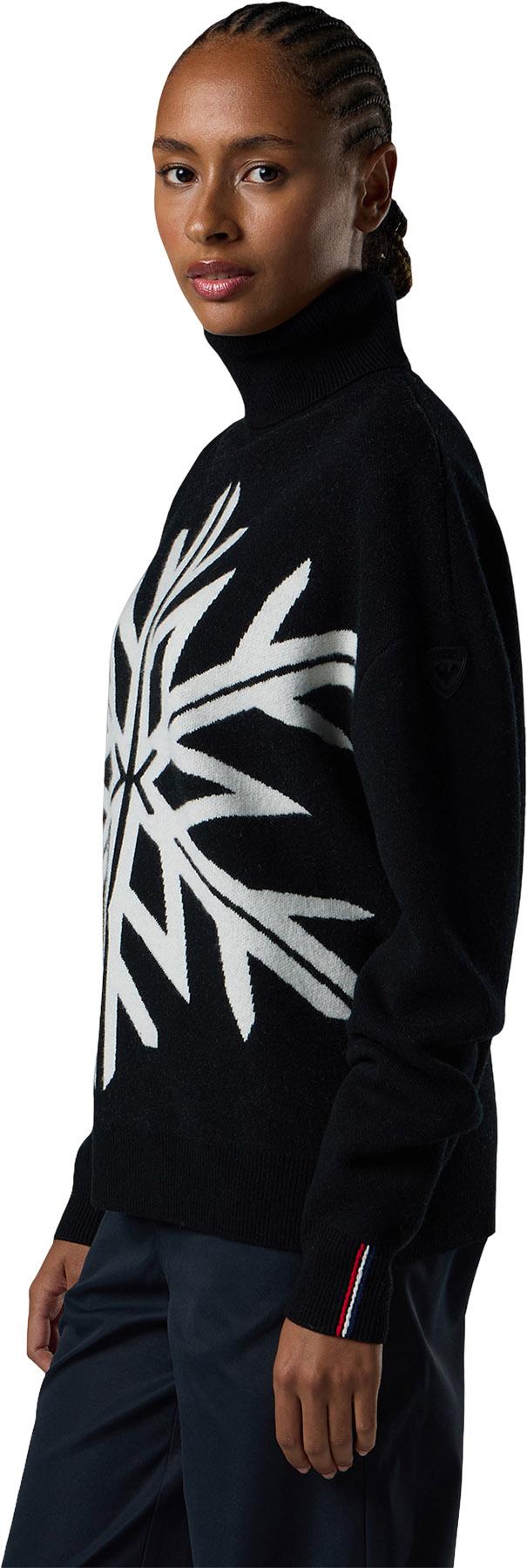 Product gallery image number 5 for product Patterned Turtle Neck Sweater - Women's