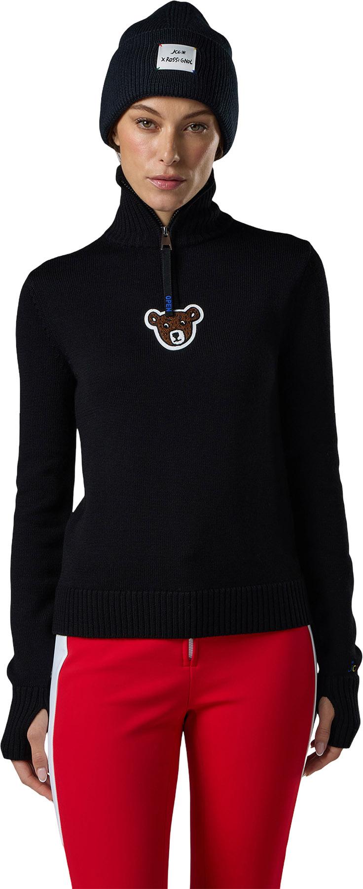 Product gallery image number 3 for product JCC Teddy Quarter Zip Sweater - Women's