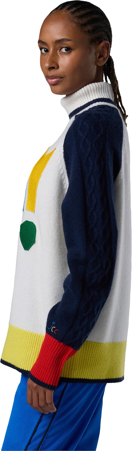 Product gallery image number 5 for product JCC Graphic Turtle Neck Sweater - Women's