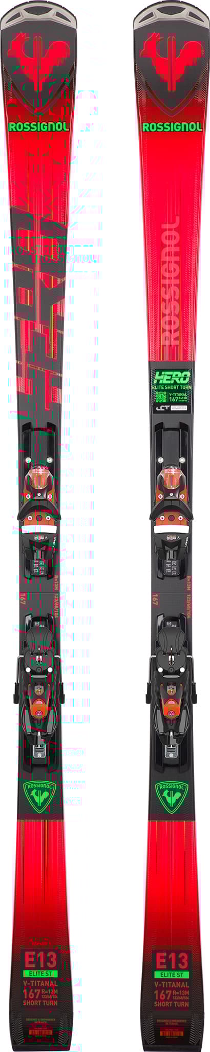 Product gallery image number 1 for product Hero Elite ST TI Racing Skis with Konect SPX 14 GW Ski Bindings - Unisex