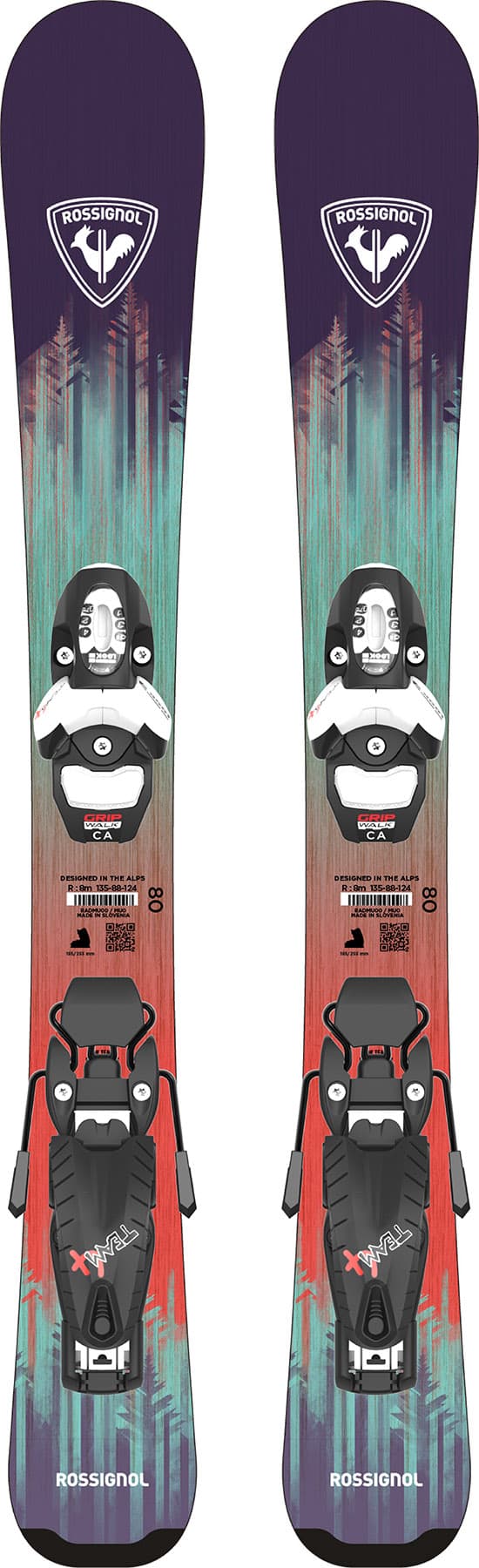 Image de produit pour Skis alpins Sender Kid prépercés (fixations Team 4 GW) - Junior