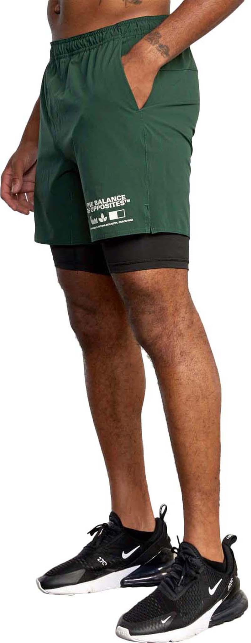 Product gallery image number 7 for product Yogger Train 2-In-1 18 In Workout Shorts - Men's 
